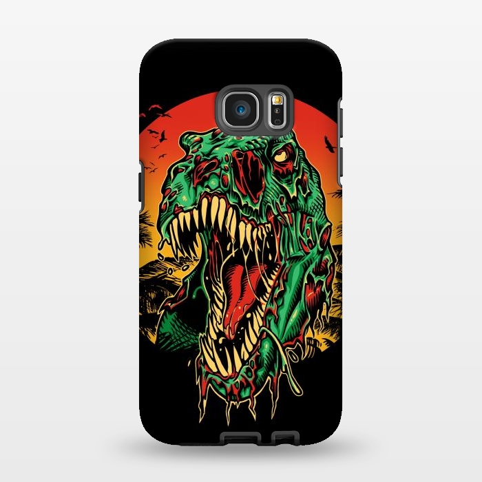 Galaxy S7 EDGE StrongFit Zombie T-Rex by Branko Ricov