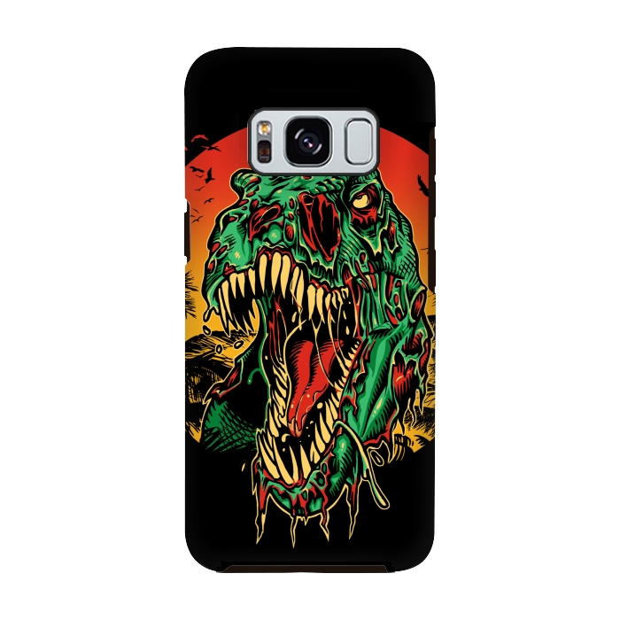 Galaxy S8 StrongFit Zombie T-Rex by Branko Ricov