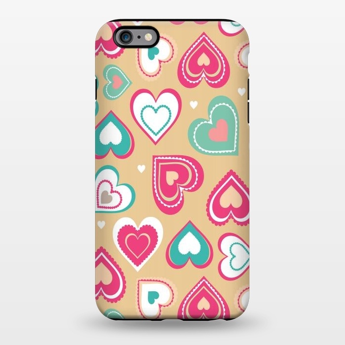 iPhone 6/6s plus StrongFit Love Hearts by Martina
