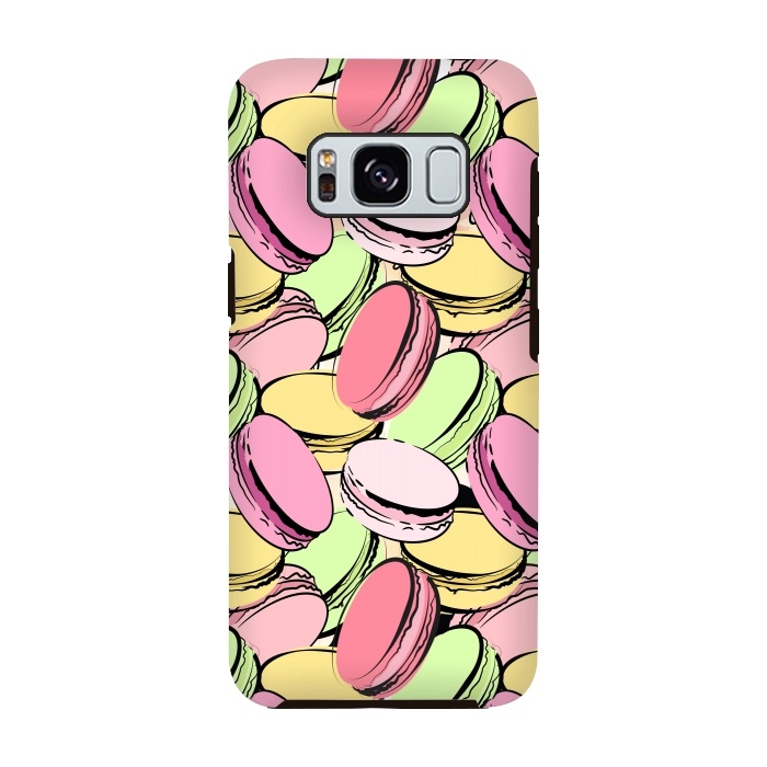 Galaxy S8 StrongFit Sweet Macarons by Martina