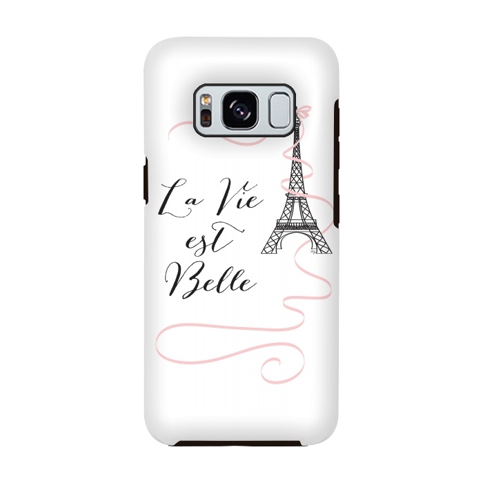 Galaxy S8 StrongFit Eiffel Tower Quote by Martina