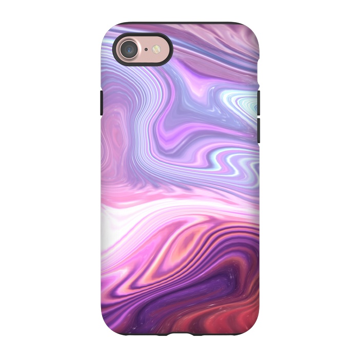 iPhone 7 StrongFit Purple Marble by Martina