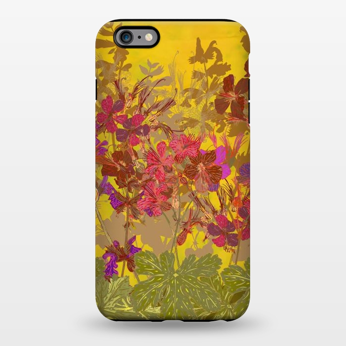iPhone 6/6s plus StrongFit A Day in the Sun - Geraniums by Lotti Brown