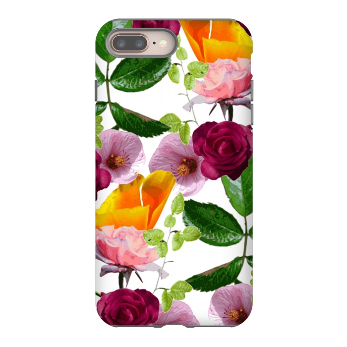 iPhone 7 plus StrongFit Kiddy Florals by Zala Farah