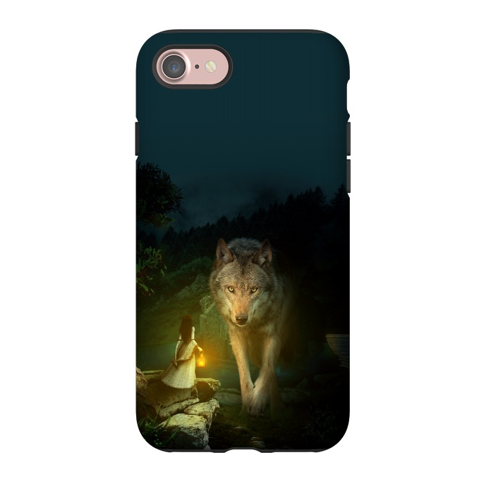 iPhone 7 StrongFit The Wolf by Riza Peker
