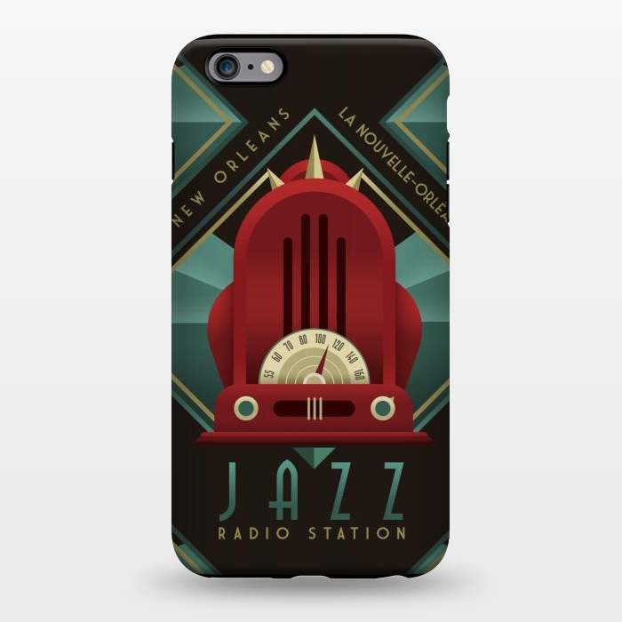 iPhone 6/6s plus StrongFit Deco Jazz Radio Station by Dellán