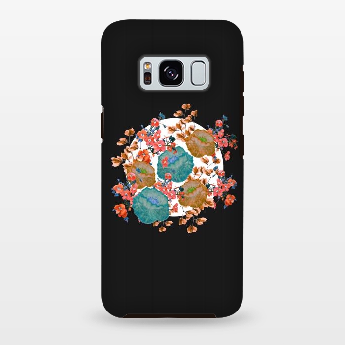 Galaxy S8 plus StrongFit Floral Stamp by Zala Farah