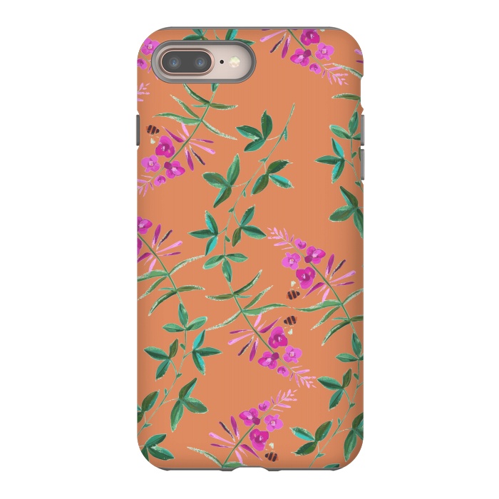 iPhone 7 plus StrongFit Floral Vines V2. by Zala Farah