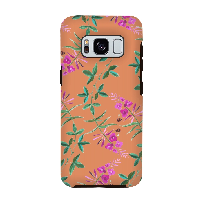 Galaxy S8 StrongFit Floral Vines V2. by Zala Farah