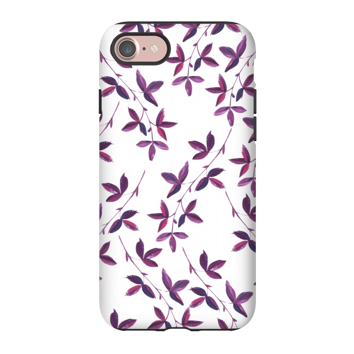 iPhone 7 StrongFit Purple Vines by Zala Farah