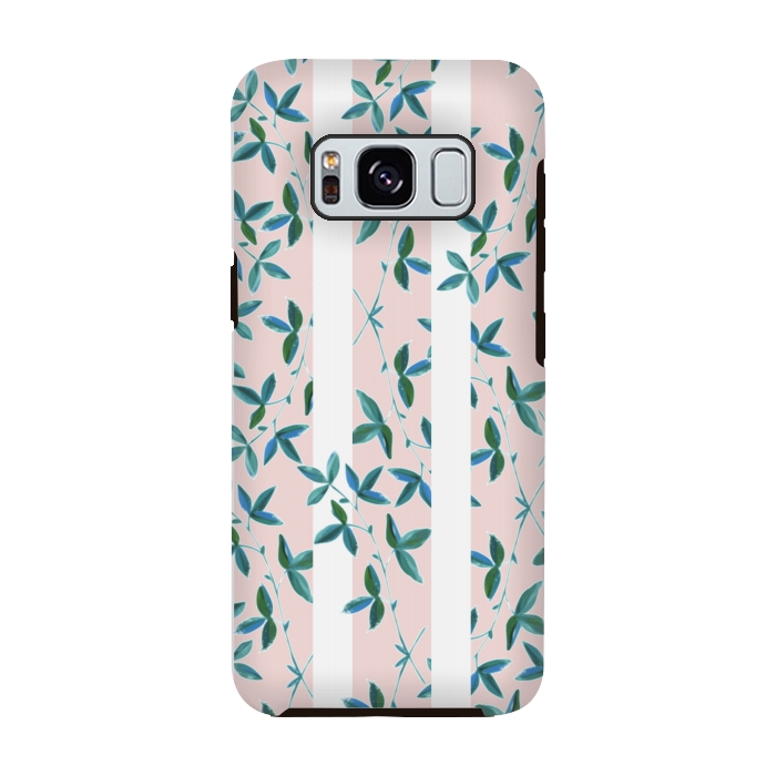 Galaxy S8 StrongFit Peeping Pink Vines by Zala Farah