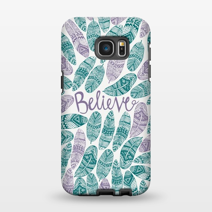 Galaxy S7 EDGE StrongFit Believe by Pom Graphic Design
