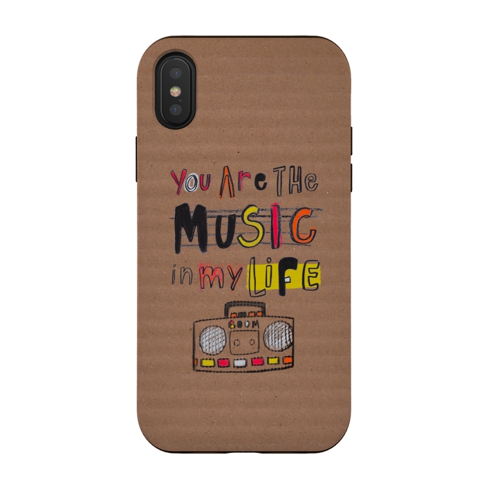 iPhone Xs / X StrongFit You are the Music by MaJoBV