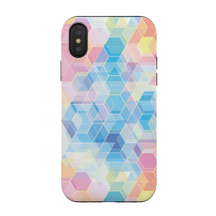 iPhone Xs / X StrongFit Hexagons by M.O.K.