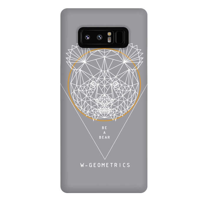 Galaxy Note 8 StrongFit Bear by W-Geometrics