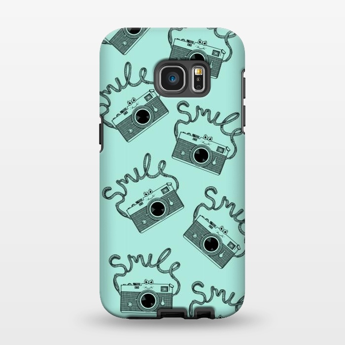 Galaxy S7 EDGE StrongFit Smile pattern by Coffee Man