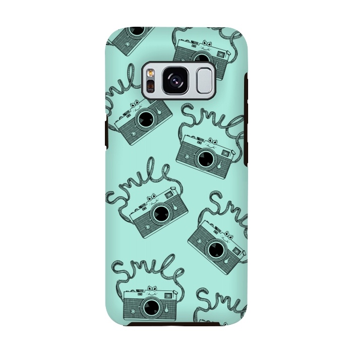 Galaxy S8 StrongFit Smile pattern by Coffee Man