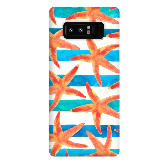 Galaxy Note 8 StrongFit Starfish Tropics by Amaya Brydon