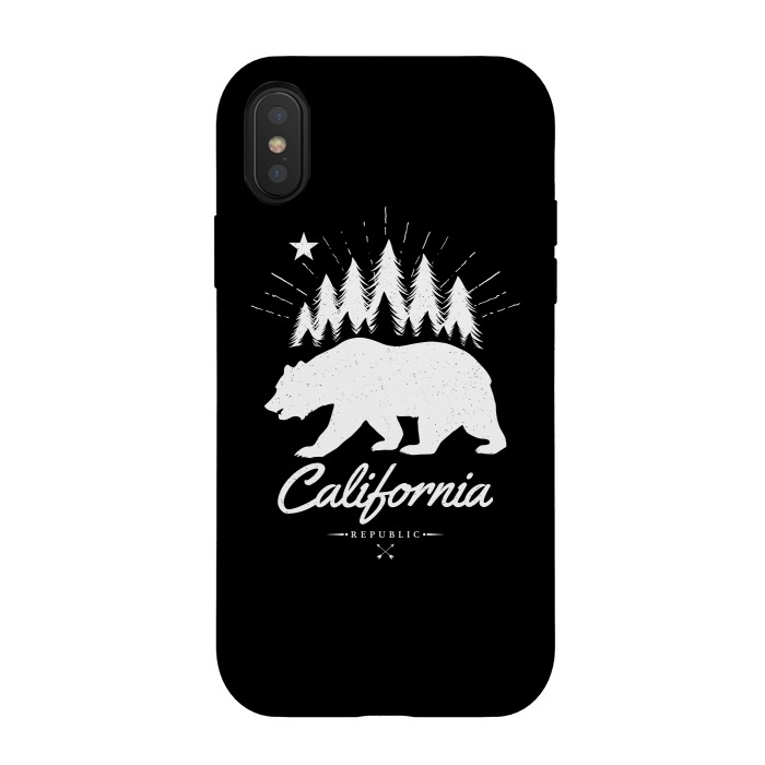 iPhone Xs / X StrongFit California Republic by Mitxel Gonzalez