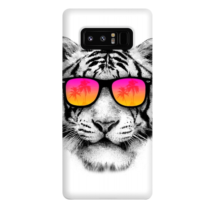 Galaxy Note 8 StrongFit The Coolest Tiger by Mitxel Gonzalez
