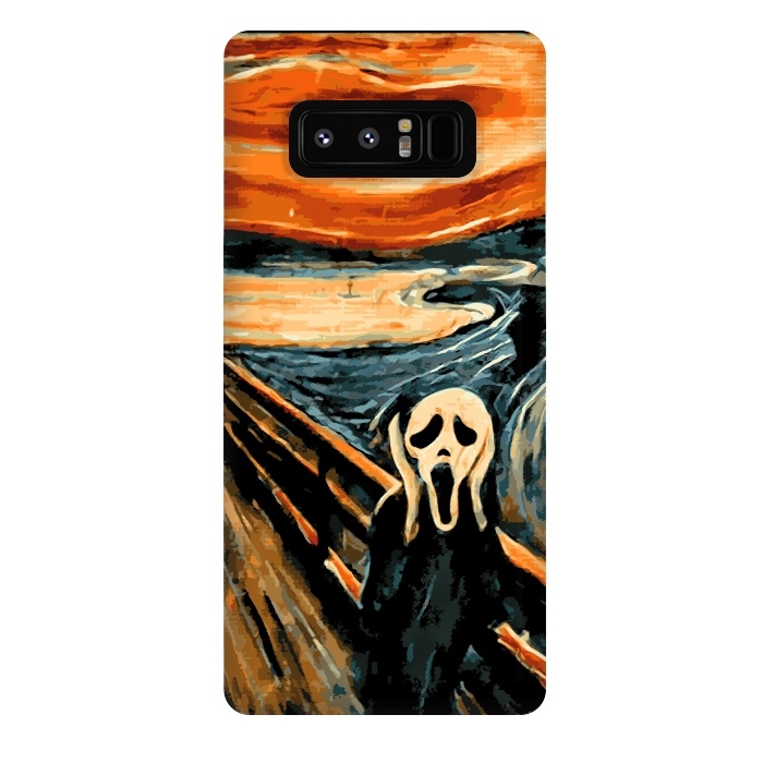 Galaxy Note 8 StrongFit The Scream by Mitxel Gonzalez