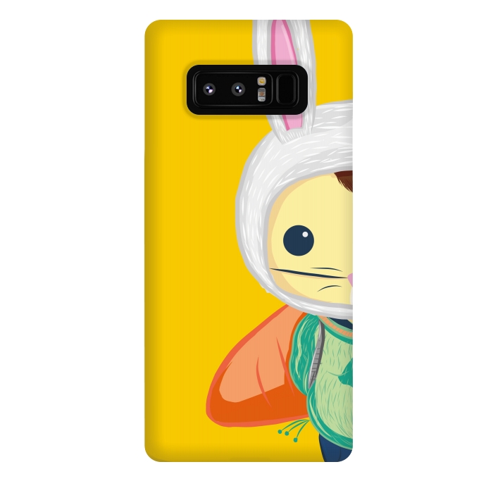 Galaxy Note 8 StrongFit Little Bunny by Alejandro Orjuela
