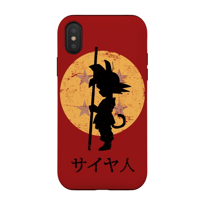 iPhone Xs / X StrongFit Looking for the dragon balls by Denis Orio Ibañez