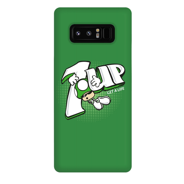Galaxy Note 8 StrongFit 1UP Get a Life by Samiel Art