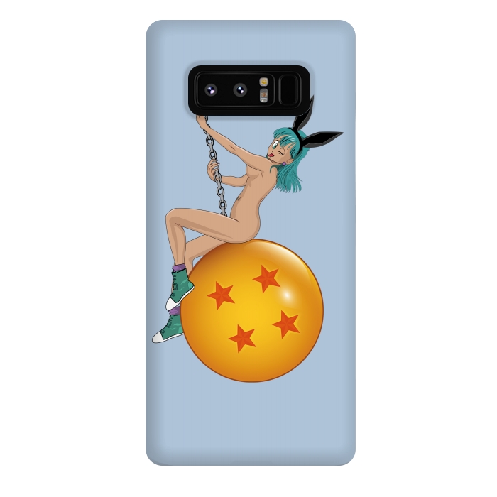Galaxy Note 8 StrongFit Bunny Ball ( Nude) by Samiel Art
