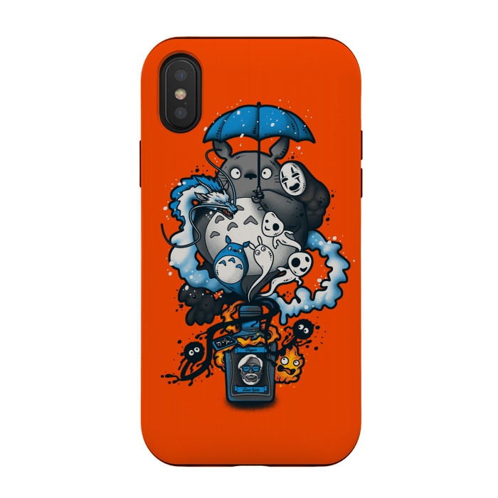 iPhone Xs / X StrongFit Bottled Spirits by Q-Artwork