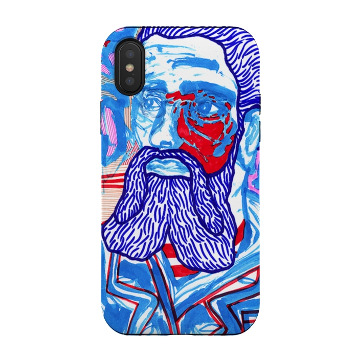 iPhone Xs / X StrongFit PAINTING506 by Claudio Parentela