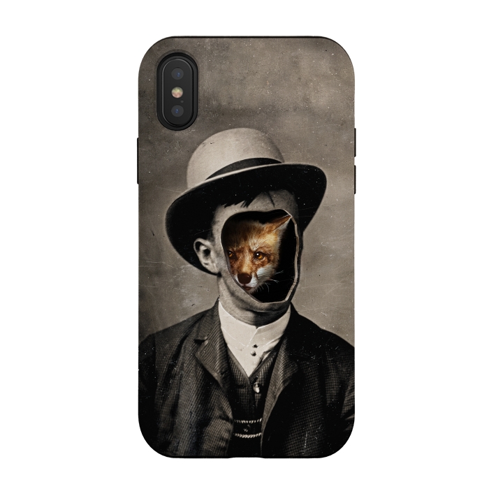 iPhone Xs / X StrongFit Gentleman Fox by 38 Sunsets