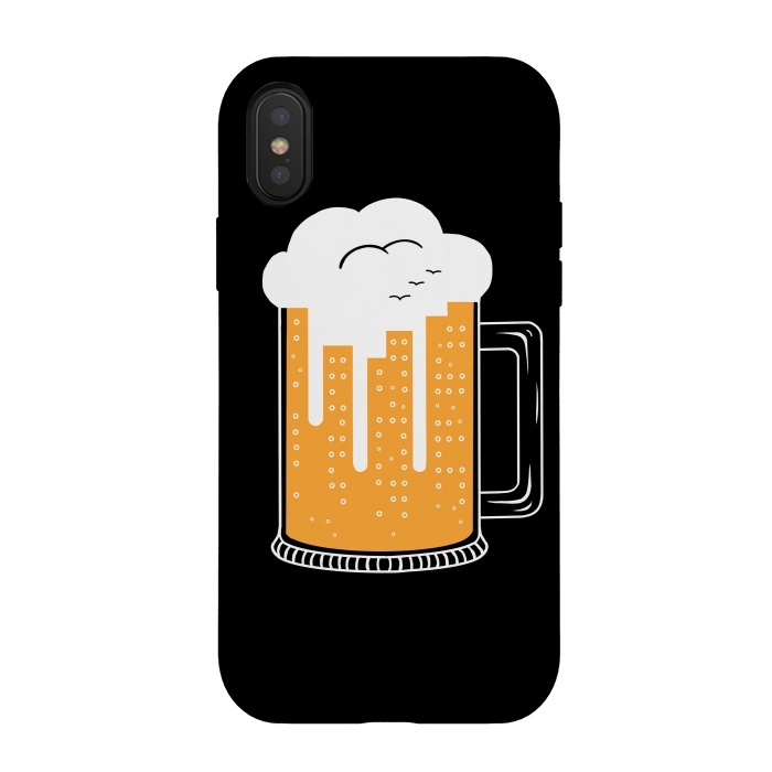 iPhone Xs / X StrongFit CITY BEER by Coffee Man