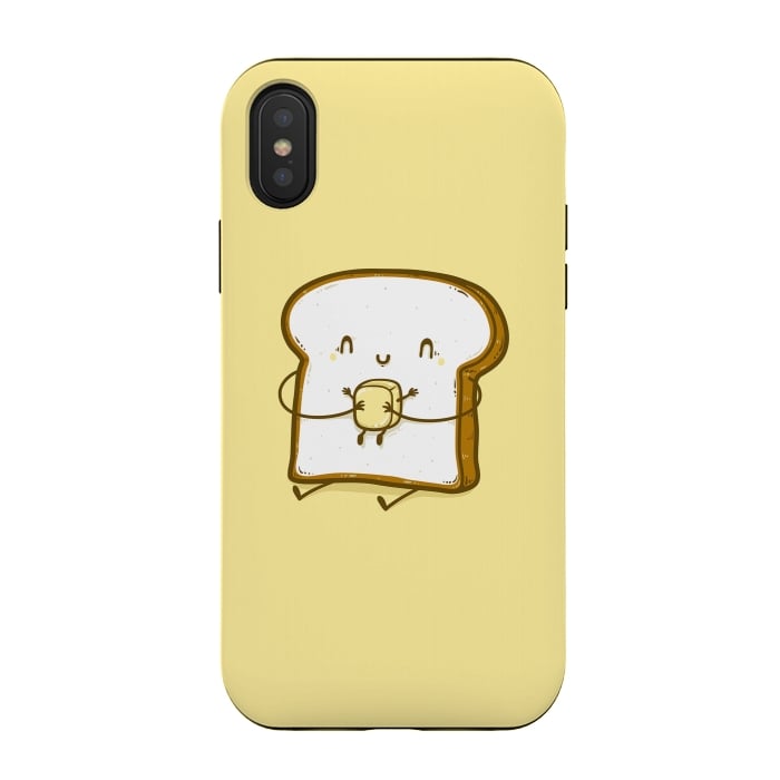 iPhone Xs / X StrongFit Bread & Butter by Xylo Riescent