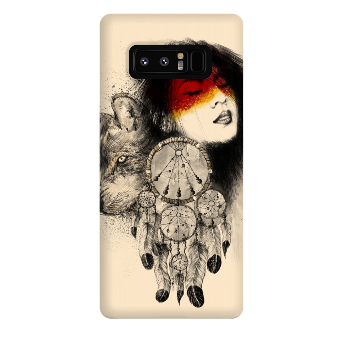 Galaxy Note 8 StrongFit Dream Catcher by Alwin Aves