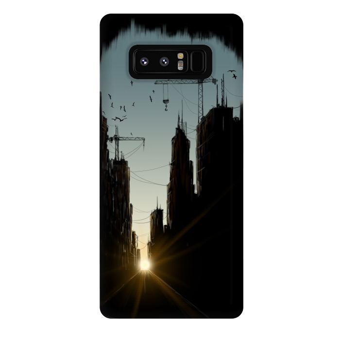 Galaxy Note 8 StrongFit Concrete Jungle by Alwin Aves
