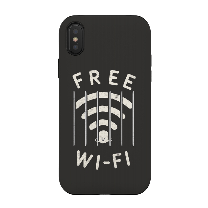 iPhone Xs / X StrongFit Free wifi by Shadyjibes