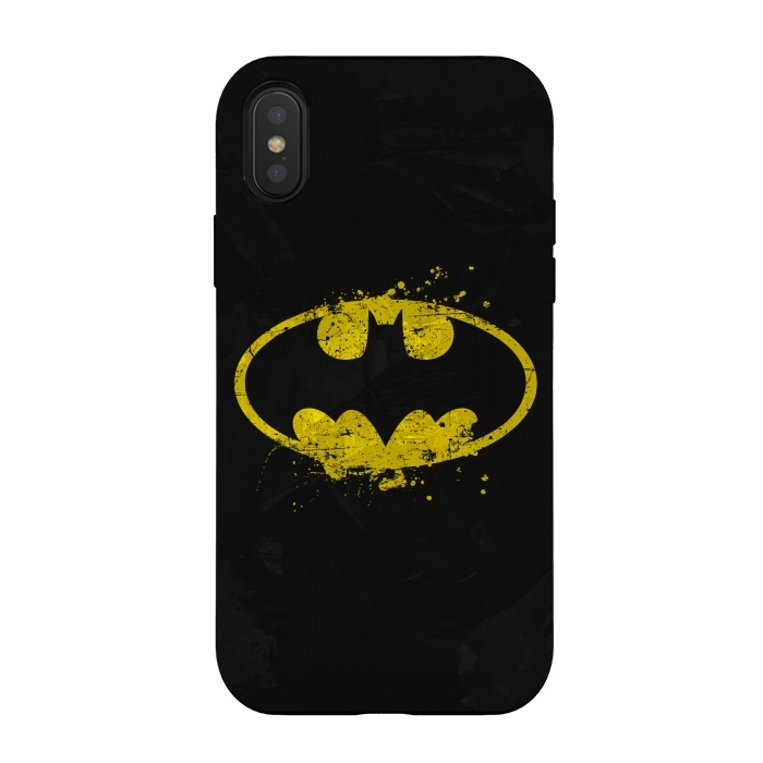 iPhone Xs / X StrongFit Batman's Splash by Sitchko