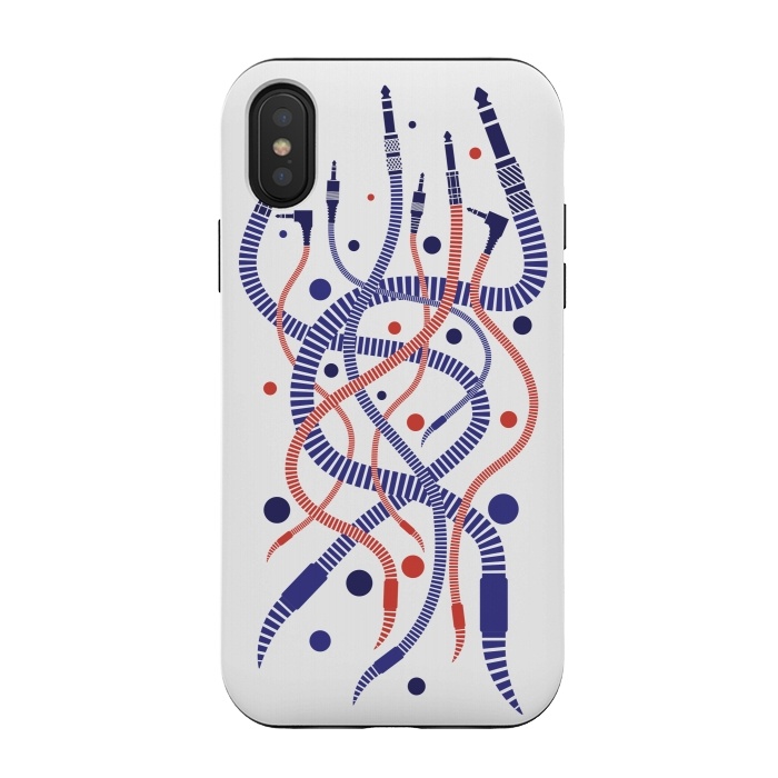 iPhone Xs / X StrongFit Jackworms by Sitchko