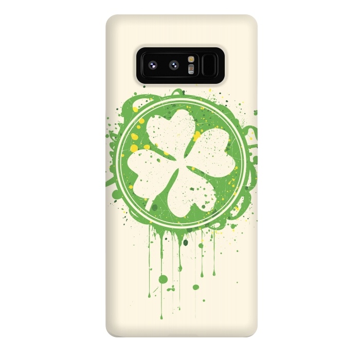 Galaxy Note 8 StrongFit Patrick's clover by Sitchko
