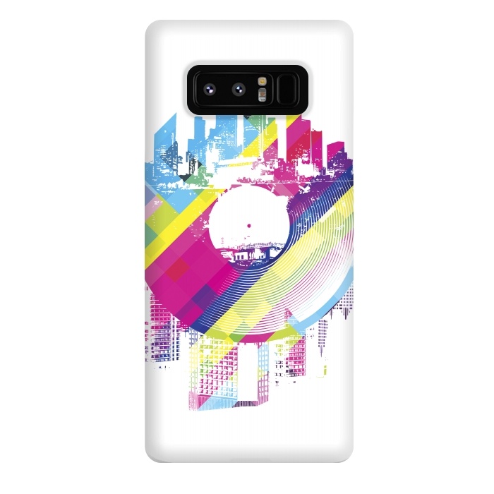 Galaxy Note 8 StrongFit Urban Vinyl Colorful by Sitchko
