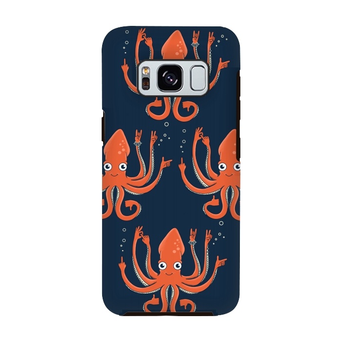 Galaxy S8 StrongFit Signals Octopus  by Coffee Man