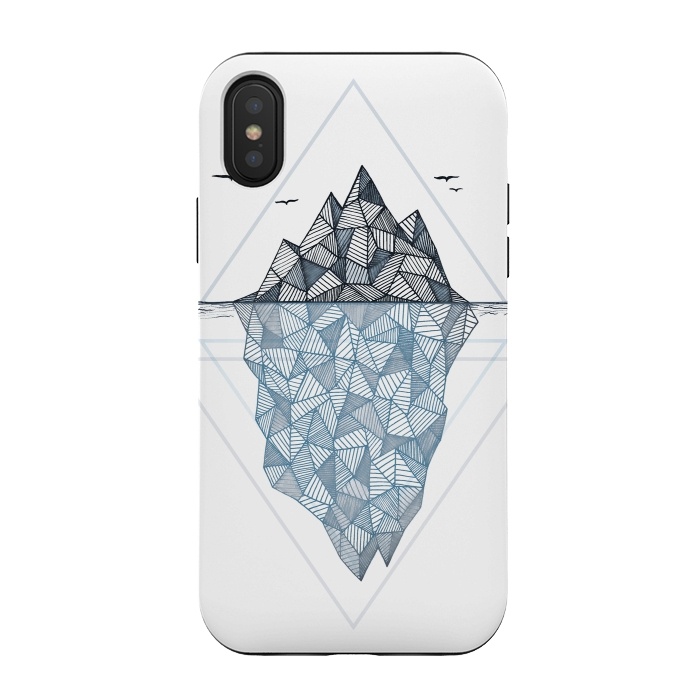 iPhone Xs / X StrongFit Iceberg by Barlena