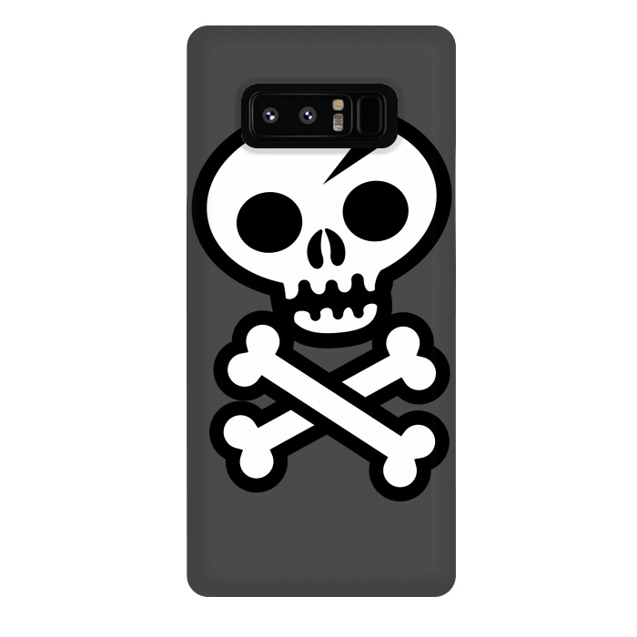 Galaxy Note 8 StrongFit Skull & Crossbones by Wotto