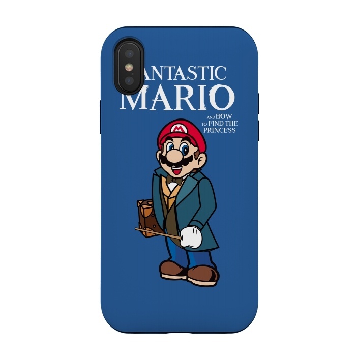iPhone Xs / X StrongFit Fantastic Mario by Alisterny