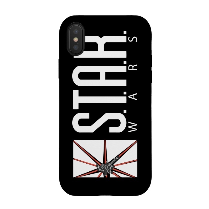 iPhone Xs / X StrongFit Star Wars Labs Flash DC Comics by Alisterny