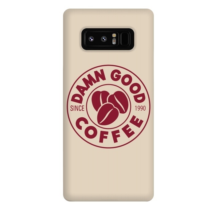 Galaxy Note 8 StrongFit Twin Peaks Damn Good Coffee Costa by Alisterny