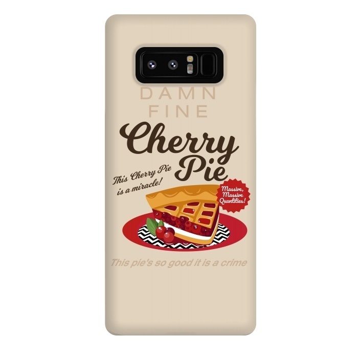 Galaxy Note 8 StrongFit Twin Peaks Damn Fine Cherry Pie by Alisterny