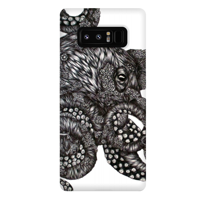 Galaxy Note 8 StrongFit Barnacle Octopus by ECMazur 