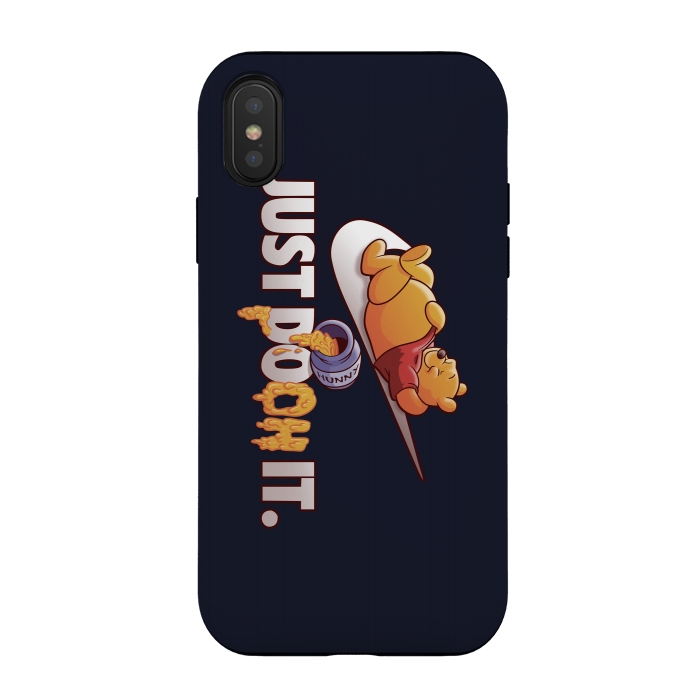 iPhone Xs / X StrongFit JUST POOH IT by SKULLPY